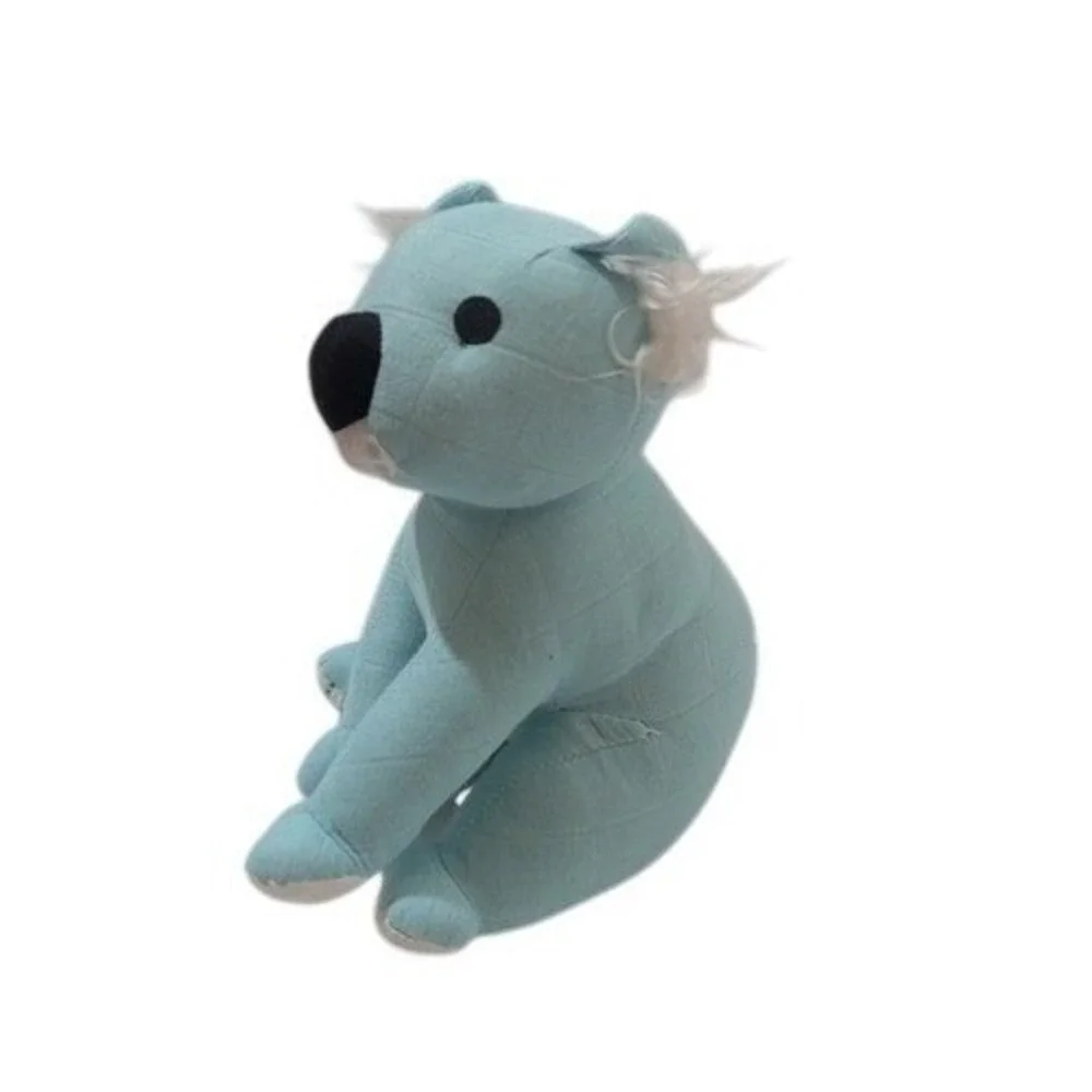 Aden + Anais Koala Plush Stuffed Animal Aqua Blue Quilted 9‎ inch